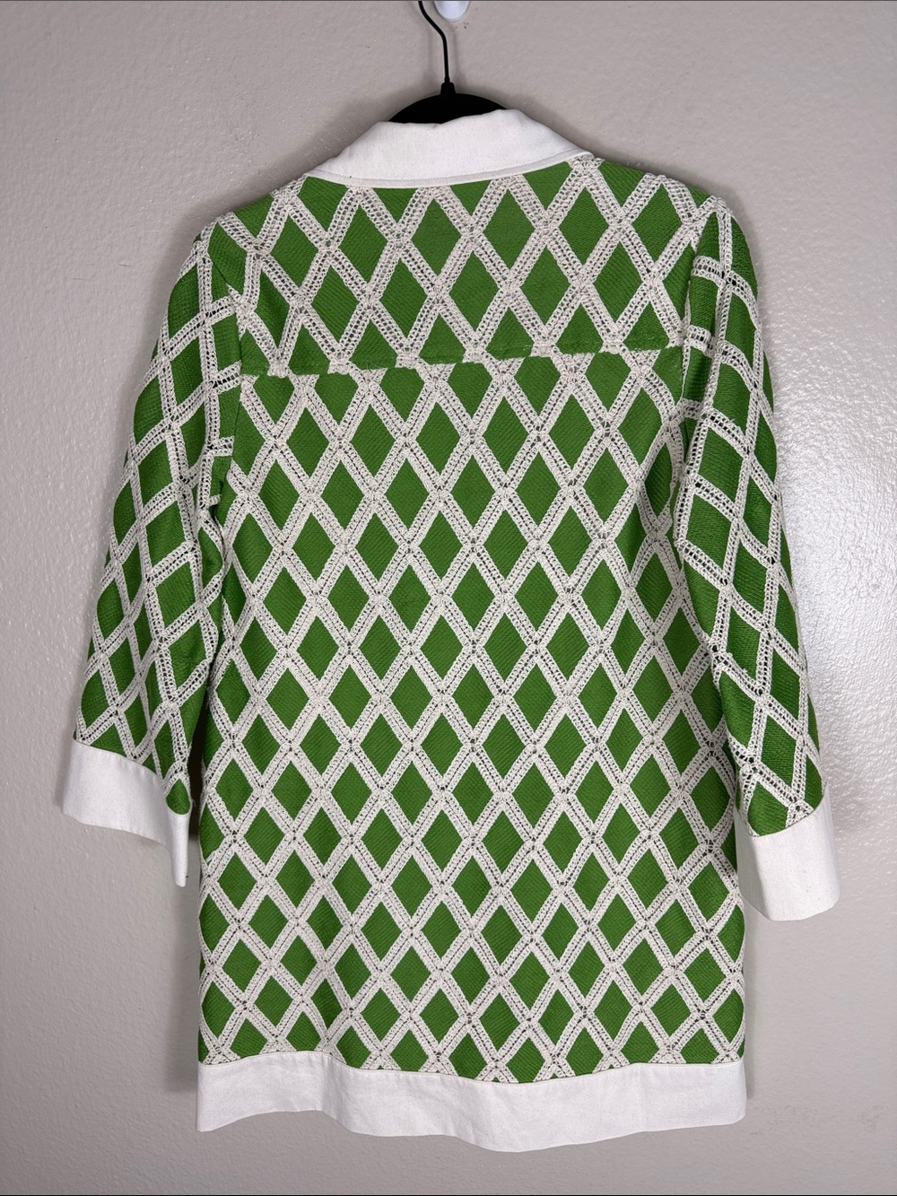 TUCKERNUCK Kelly Green Crochet Collier Dress - Picture 9 of 11